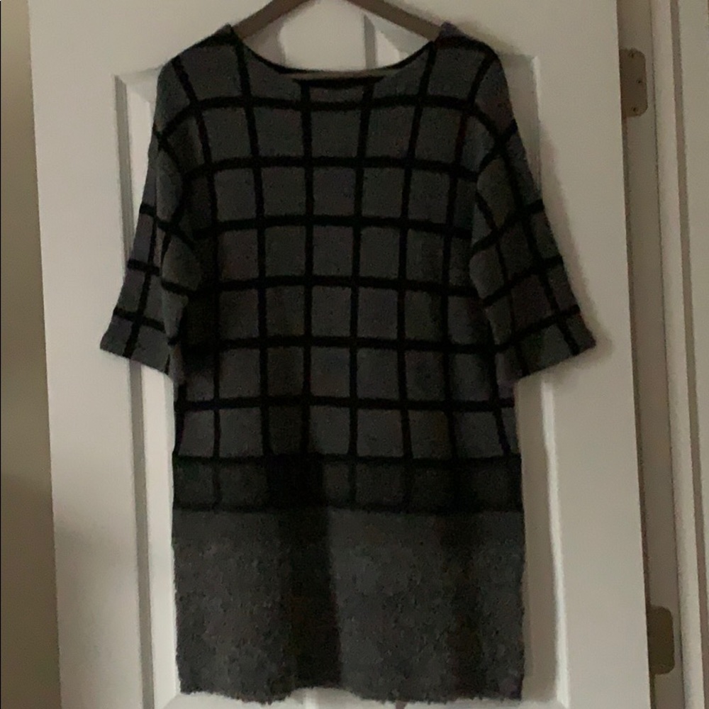 Short sleeve sweater dress